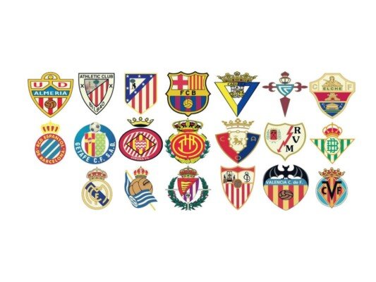 A picture of Laliga teams